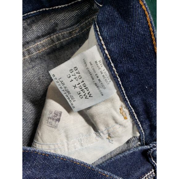 Rustlers Jeans Size 31x30 Mens Blue Pants Denim Cotton Mid Rise Work Straight - Picture 3 of 12